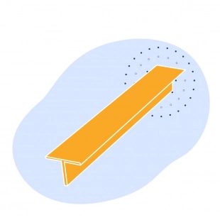 Алюминиевый тавр 20х120х8 мм АК6 421927 ГОСТ 29296-92