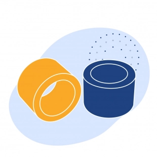 Втулка бронзовая 45 мм БРК1Н3