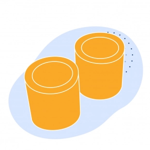 Капролоновая втулка 170х1400 мм белая ПА 6