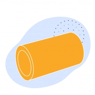 Полиэтиленовая газовая труба 400х19.1 мм SDR 21 ПЭ 80 черная