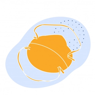 Респиратор 8101 3М общего назначения ГОСТ 17269-71