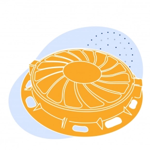 Люк тяжелый 870x600x115 мм 119 кг