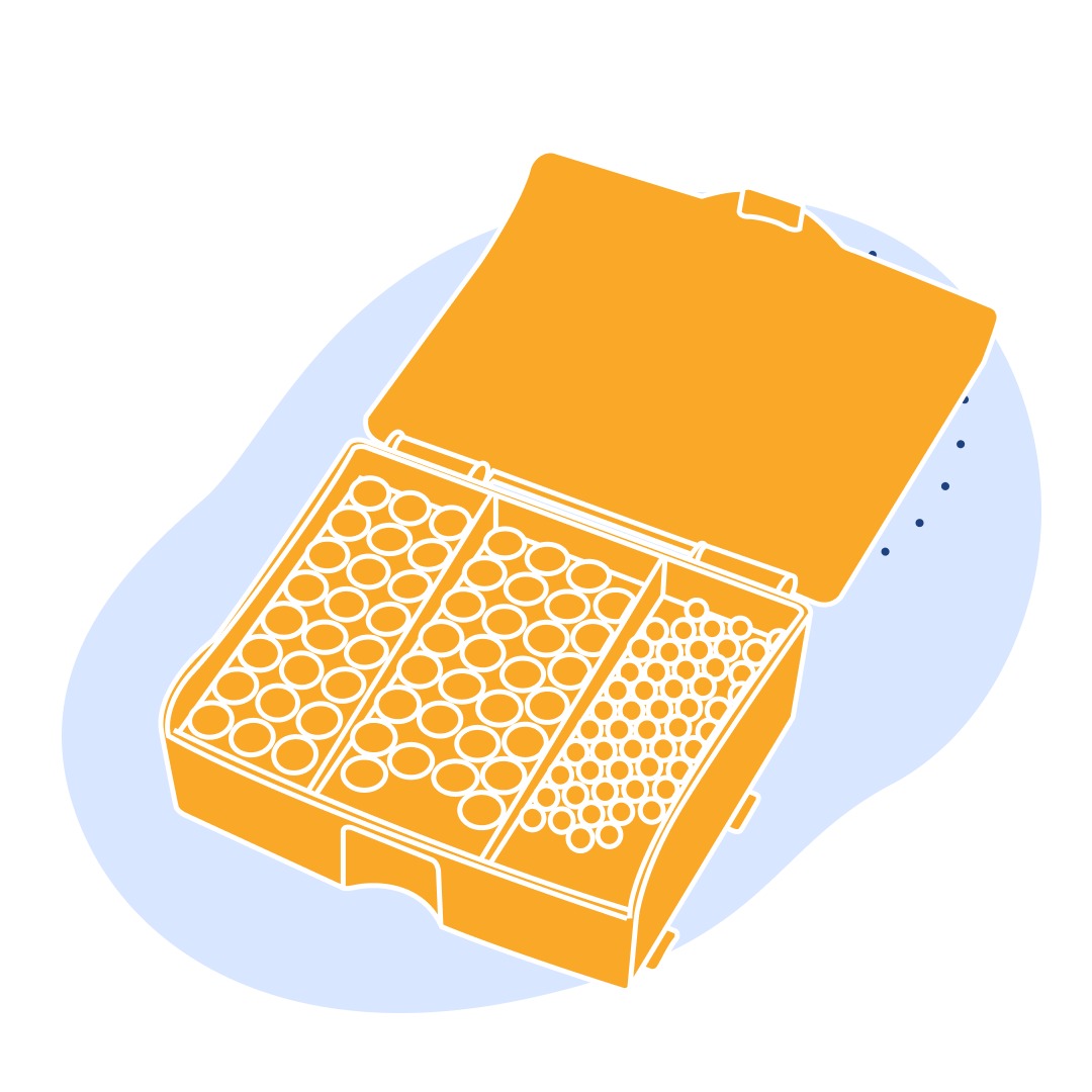 Набор пар трения шарик пластина 10 мм