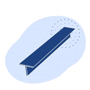 Алюминиевый тавр 20х120х8 мм АК6 421927 ГОСТ 29296-92