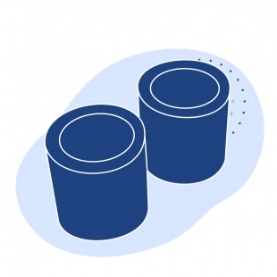 Капролоновая втулка 170х1400 мм белая ПА 6